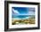 Seaside of Cape Town, Beautiful Coastal City in the Africa, Panoramic Landscape, Modern Buildings,-Anna Omelchenko-Framed Photographic Print