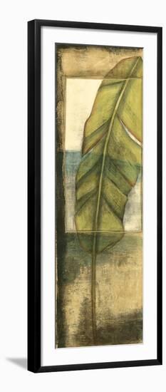 Seaside Palms VI - Gold Leaf-Jennifer Goldberger-Framed Art Print