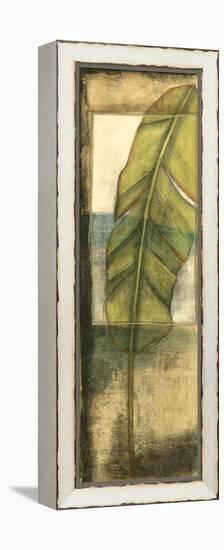 Seaside Palms VI - Gold Leaf-Jennifer Goldberger-Framed Stretched Canvas