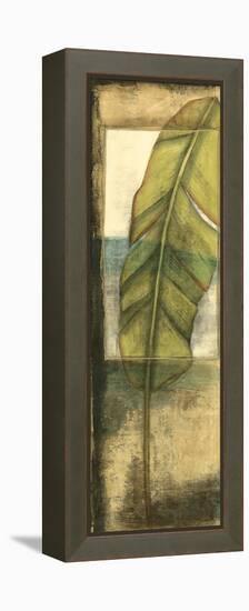 Seaside Palms VI - Gold Leaf-Jennifer Goldberger-Framed Stretched Canvas