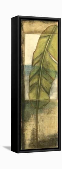Seaside Palms VI - Gold Leaf-Jennifer Goldberger-Framed Stretched Canvas