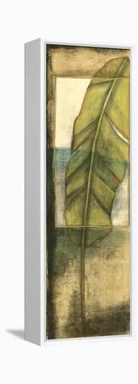 Seaside Palms VI - Gold Leaf-Jennifer Goldberger-Framed Stretched Canvas