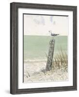 Seaside Perch-Arnie Fisk-Framed Art Print