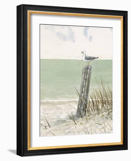 Seaside Perch-Arnie Fisk-Framed Art Print