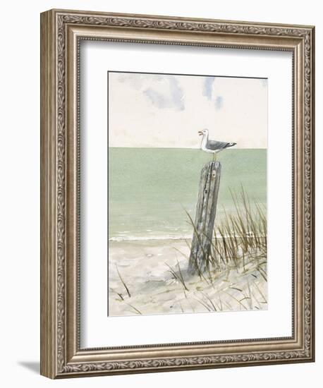 Seaside Perch-Arnie Fisk-Framed Art Print