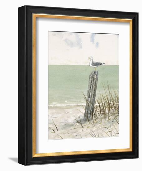 Seaside Perch-Arnie Fisk-Framed Art Print