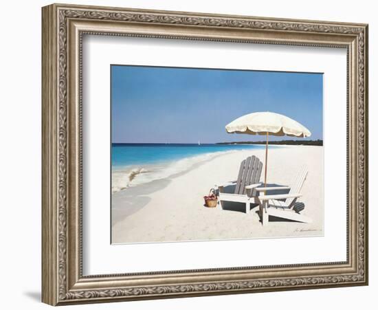 Seaside Picnic-Zhen-Huan Lu-Framed Art Print