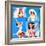 Seaside Pin-Ups-Piddix-Framed Art Print