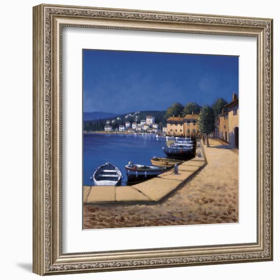 Seaside Promenade I-David Short-Framed Giclee Print