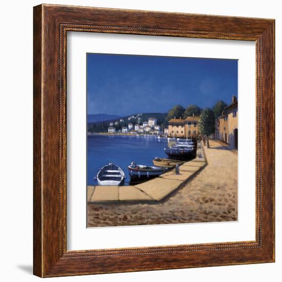 Seaside Promenade I-David Short-Framed Giclee Print