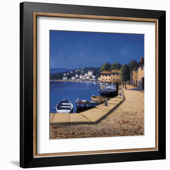 Seaside Promenade I-David Short-Framed Giclee Print