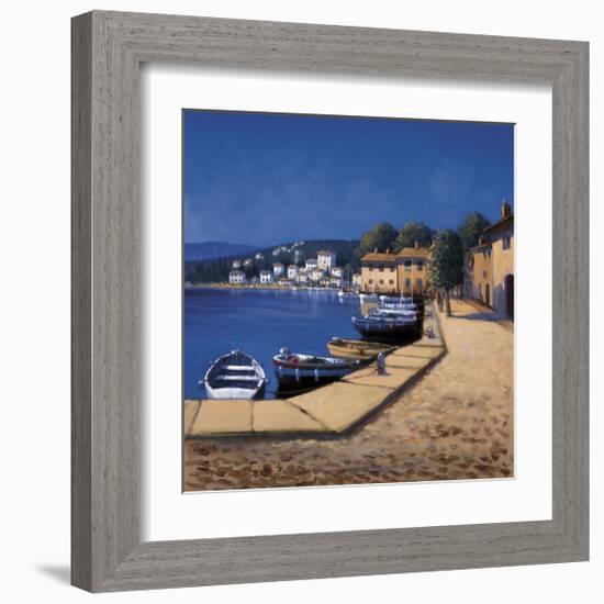 Seaside Promenade I-David Short-Framed Giclee Print