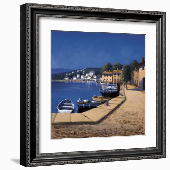 Seaside Promenade I-David Short-Framed Giclee Print