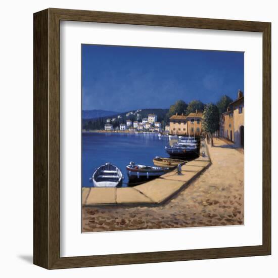 Seaside Promenade I-David Short-Framed Giclee Print