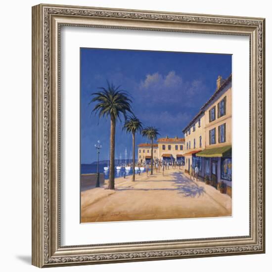 Seaside Promenade II-David Short-Framed Giclee Print