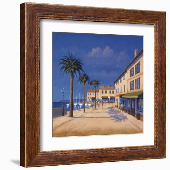 Seaside Promenade II-David Short-Framed Giclee Print