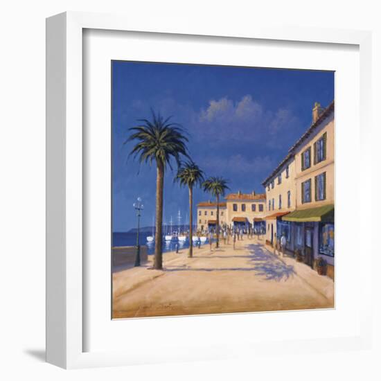 Seaside Promenade II-David Short-Framed Giclee Print