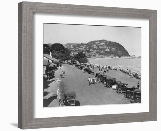 Seaside Resort of Minehead, Somerset, Early 1930s-null-Framed Photographic Print