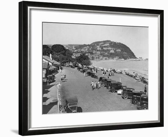 Seaside Resort of Minehead, Somerset, Early 1930s-null-Framed Photographic Print