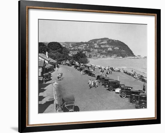 Seaside Resort of Minehead, Somerset, Early 1930s--Framed Photographic Print