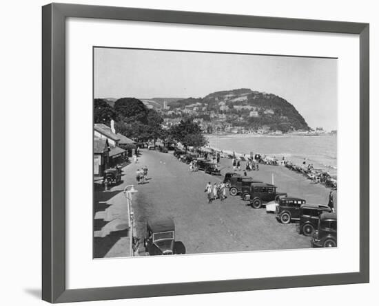 Seaside Resort of Minehead, Somerset, Early 1930s-null-Framed Photographic Print