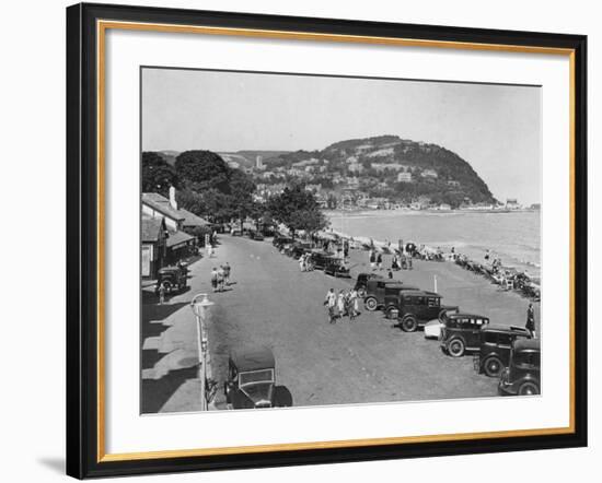 Seaside Resort of Minehead, Somerset, Early 1930s-null-Framed Photographic Print