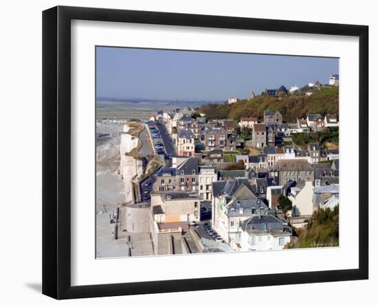 Seaside Resort Town of Ault, Picardy, France-David Hughes-Framed Photographic Print