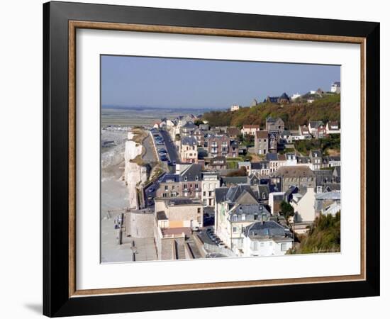 Seaside Resort Town of Ault, Picardy, France-David Hughes-Framed Photographic Print