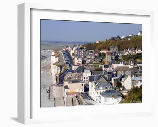 Seaside Resort Town of Ault, Picardy, France-David Hughes-Framed Photographic Print