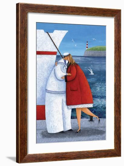 Seaside Reunion-Peter Adderley-Framed Art Print