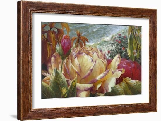 Seaside Roses-Elizabeth Horning-Framed Giclee Print