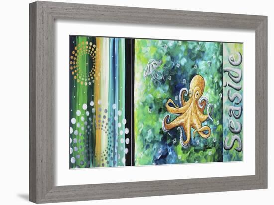 Seaside Sea of Whimsy-Megan Aroon Duncanson-Framed Giclee Print