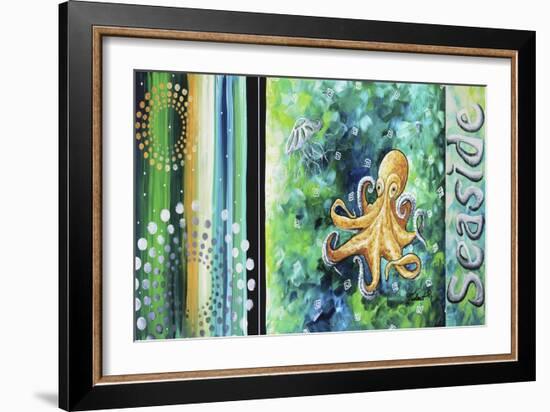 Seaside Sea of Whimsy-Megan Aroon Duncanson-Framed Giclee Print