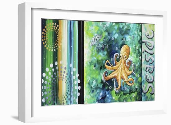 Seaside Sea of Whimsy-Megan Aroon Duncanson-Framed Giclee Print