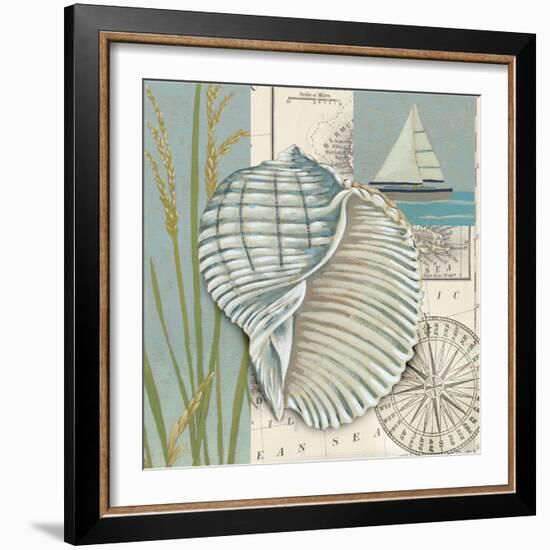 Seaside Shell I-Chariklia Zarris-Framed Art Print