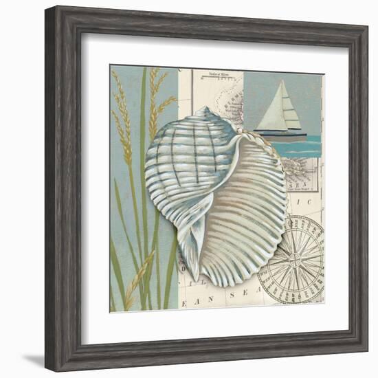 Seaside Shell I-Chariklia Zarris-Framed Art Print