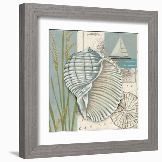 Seaside Shell I-Chariklia Zarris-Framed Art Print