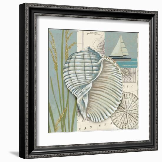 Seaside Shell I-Chariklia Zarris-Framed Art Print