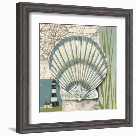 Seaside Shell II-Chariklia Zarris-Framed Art Print