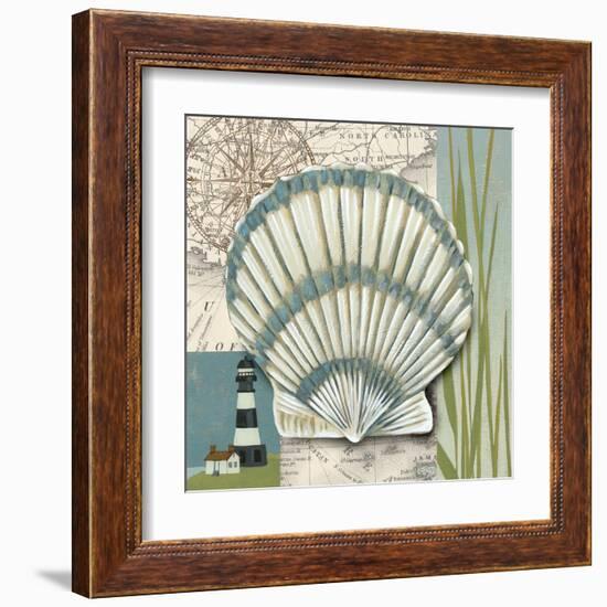 Seaside Shell II-Chariklia Zarris-Framed Art Print