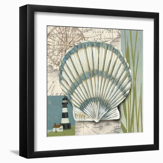 Seaside Shell II-Chariklia Zarris-Framed Art Print