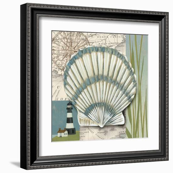 Seaside Shell II-Chariklia Zarris-Framed Art Print