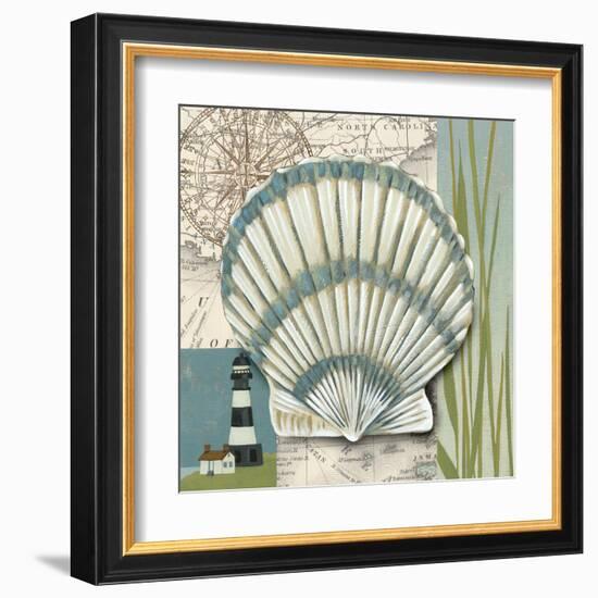 Seaside Shell II-Chariklia Zarris-Framed Art Print