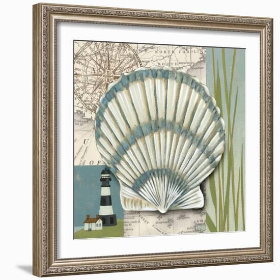 Seaside Shell II-Chariklia Zarris-Framed Art Print