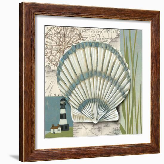 Seaside Shell II-Chariklia Zarris-Framed Art Print