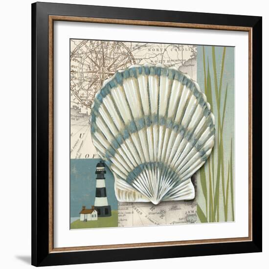 Seaside Shell II-Chariklia Zarris-Framed Art Print