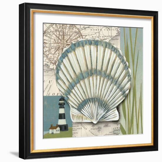 Seaside Shell II-Chariklia Zarris-Framed Art Print