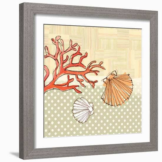 Seaside Shells-Robbin Rawlings-Framed Art Print