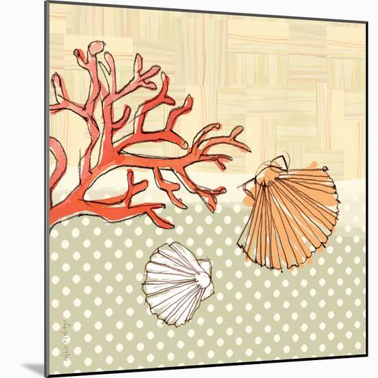 Seaside Shells-Robbin Rawlings-Mounted Art Print