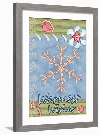 Seaside Snowflake-Valarie Wade-Framed Giclee Print